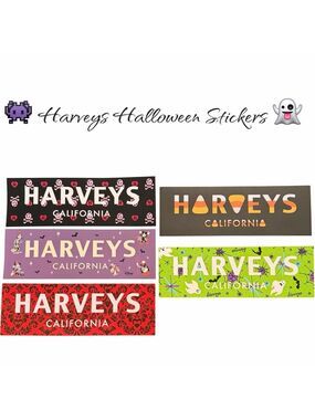 Harveys Seatbelt Bags Halloween Sticker Set of Five